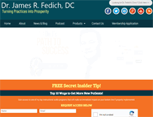 Tablet Screenshot of drjamesfedich.com